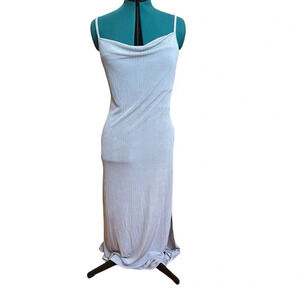 Intimately Grey Spaghetti Strap Scoop Neck Maxi Dress